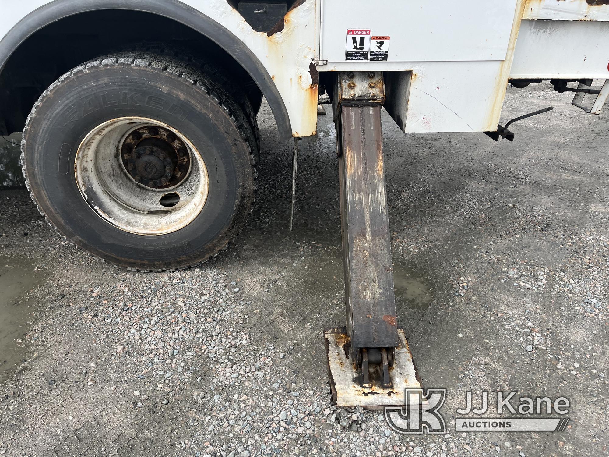 (Chester, VA) Altec AM55-MH, Over-Center Material Handling Bucket Truck rear mounted on 2018 Interna