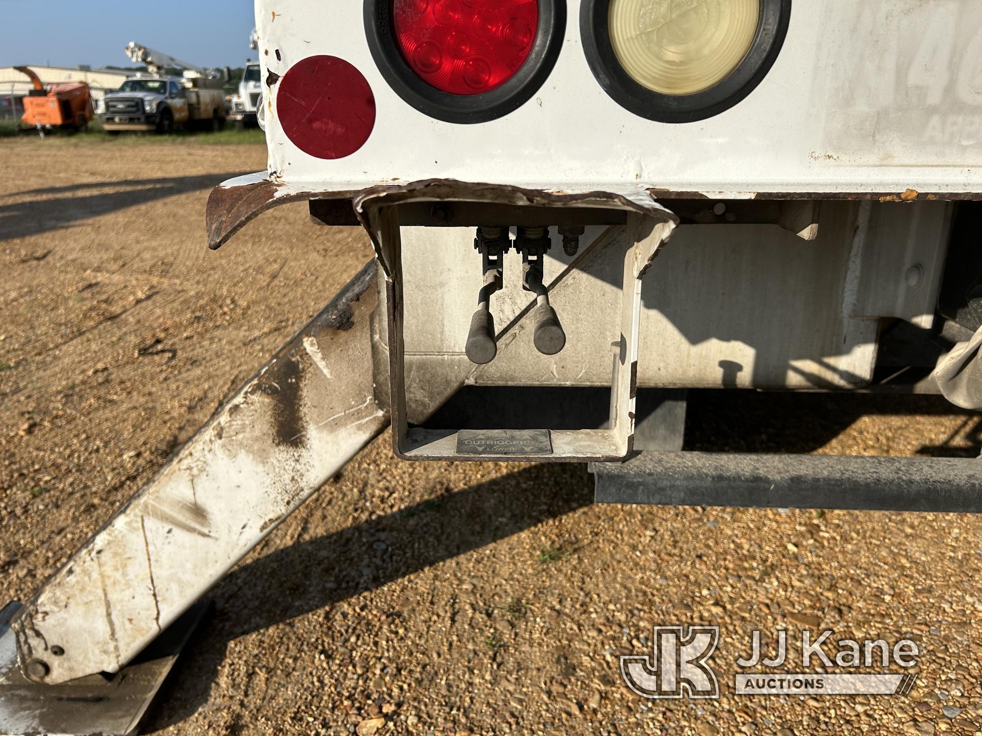 (Byram, MS) Altec DC47-TR, Digger Derrick rear mounted on 2013 International 4300 Flatbed/Utility Tr