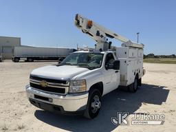 (Westlake, FL) Versalift TEL29, Telescopic Non-Insulated Bucket Truck mounted behind cab on 2012 Che