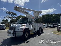 (Ocala, FL) Altec L42-MH, Over-Center Material Handling Bucket center mounted on 2010 Freightliner M