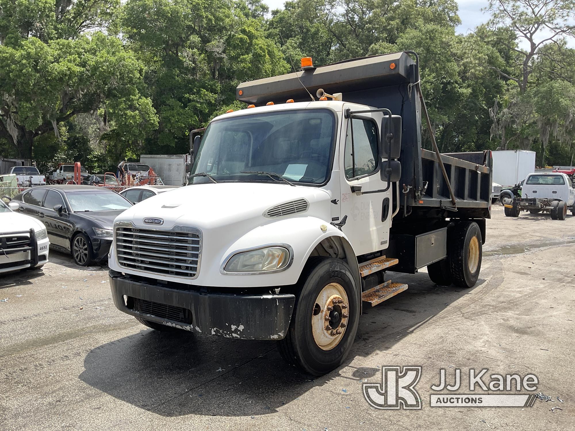 (Ocala, FL) 2004 Freightliner M2 106 Dump Truck Duke Unit) (Runs, Moves & Dump Operates) (Jump To St