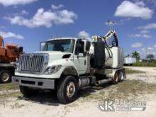 (Westlake, FL) 2012 International 7400 6x4 Vacuum Excavation Truck, Manically Owned Runs) (Does Not