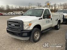 (Verona, KY) 2012 Ford F350 4x4 Enclosed Service Truck Runs & Moves) (Rust Damage