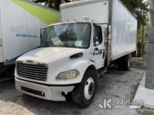 (Tampa, FL) 2007 Freightliner M2-106 T/A Van Body Truck, 26ft box Not Running, Condition Unknown) (T