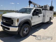 (Westlake, FL) 2019 Ford F550 4x4 Extended-Cab Mechanics Service Truck Runs & Moves) (Paint Peeling,