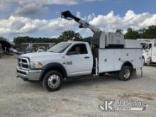 (Charlotte, NC) 2015 RAM 5500 4x4 Mechanics Truck Runs & Moves, Crane & Compressor Operates