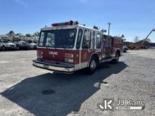 (Villa Rica, GA) 1985 Federal Motors Fire Truck NO TITLE) (Runs & Moves) (Jump To Start