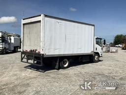 (Villa Rica, GA) 2015 Isuzu NQR Refrigerated Van Body Truck Runs & Moves) (Jump To Start, Check Engi