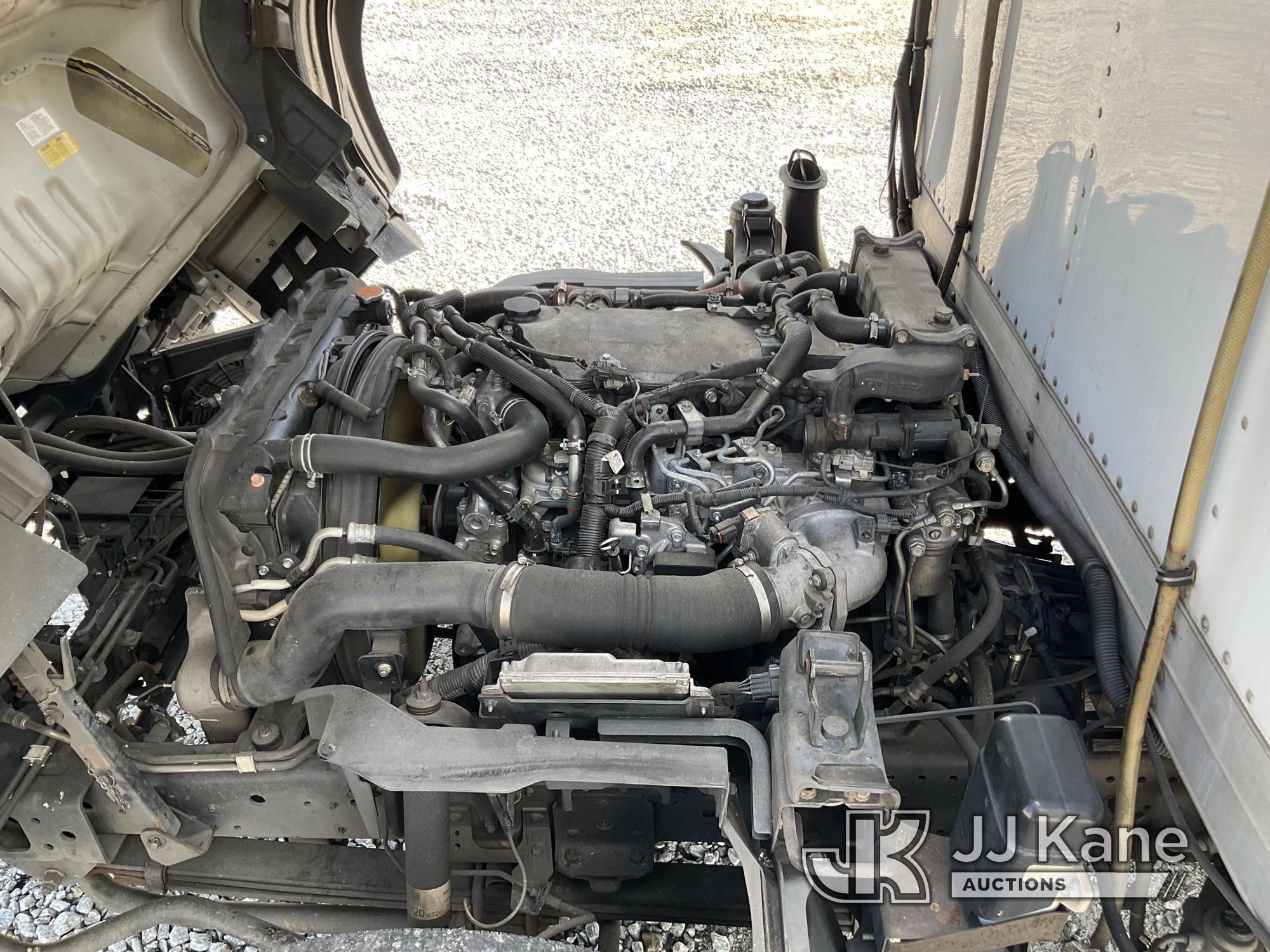 (Villa Rica, GA) 2015 Isuzu NQR Refrigerated Van Body Truck Runs & Moves) ( Check Engine Light On, C