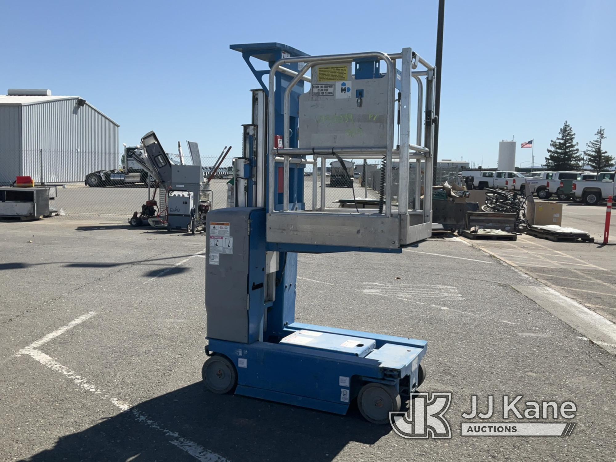 (Dixon, CA) 2017 Genie GR-12 Genie Mast Lift 12Ft Operates.