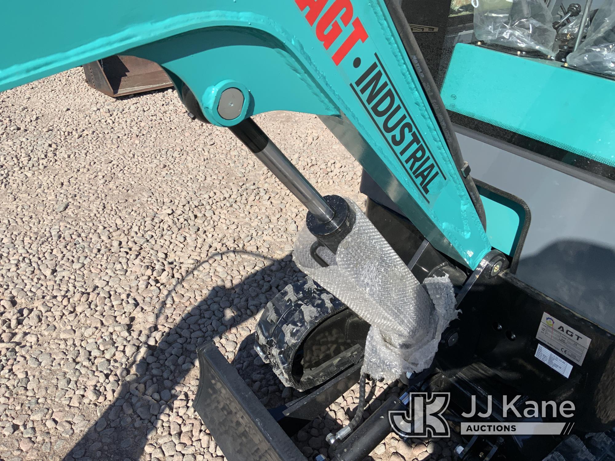 (Dixon, CA) 2024 AGT Industrial QH13R Mini Hydraulic Excavator Runs & Operates, New