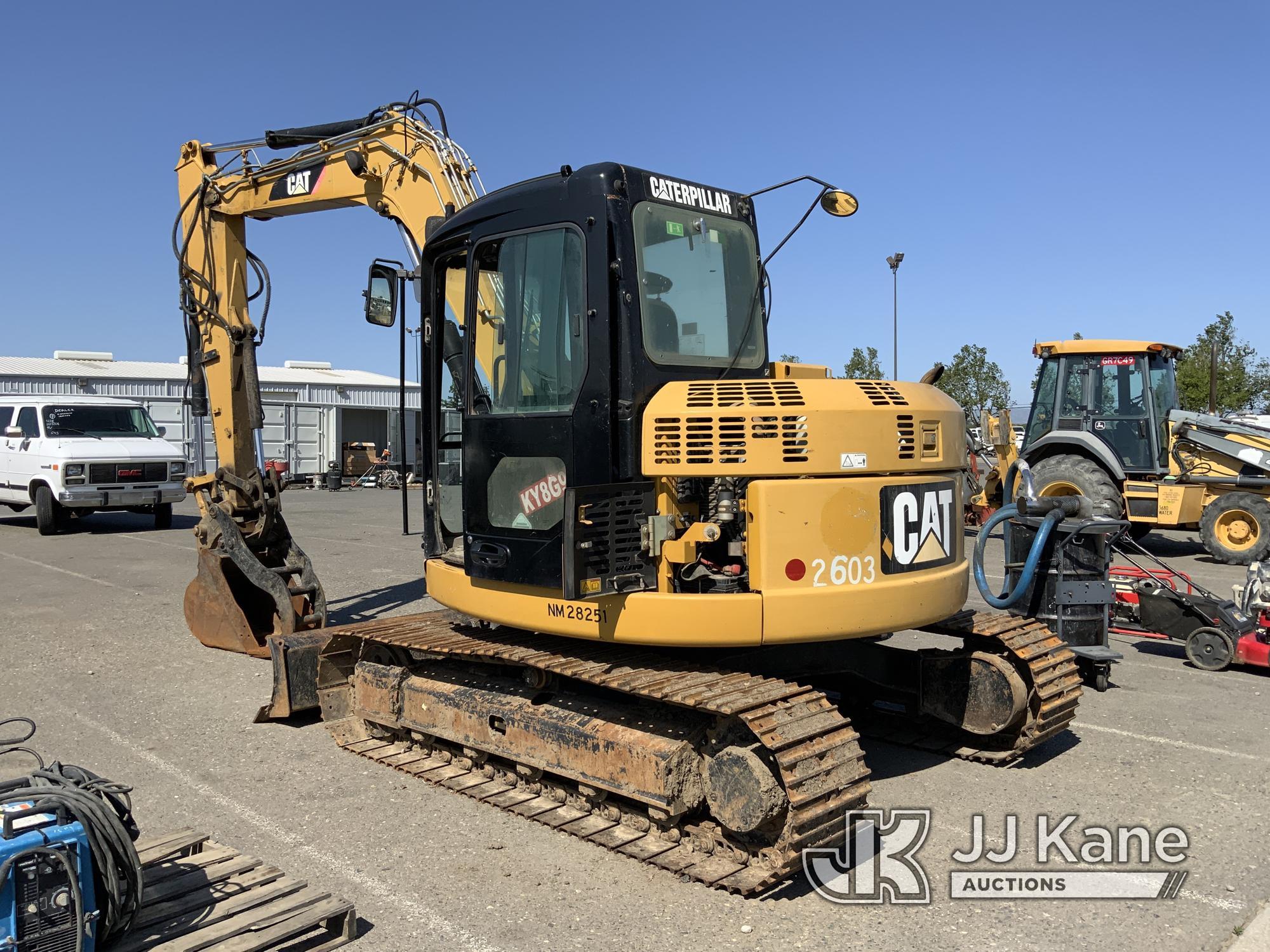 (Dixon, CA) Cat 308D Hydraulic Excavator Non Running, No Power To The Main Screen, Cannot Help With