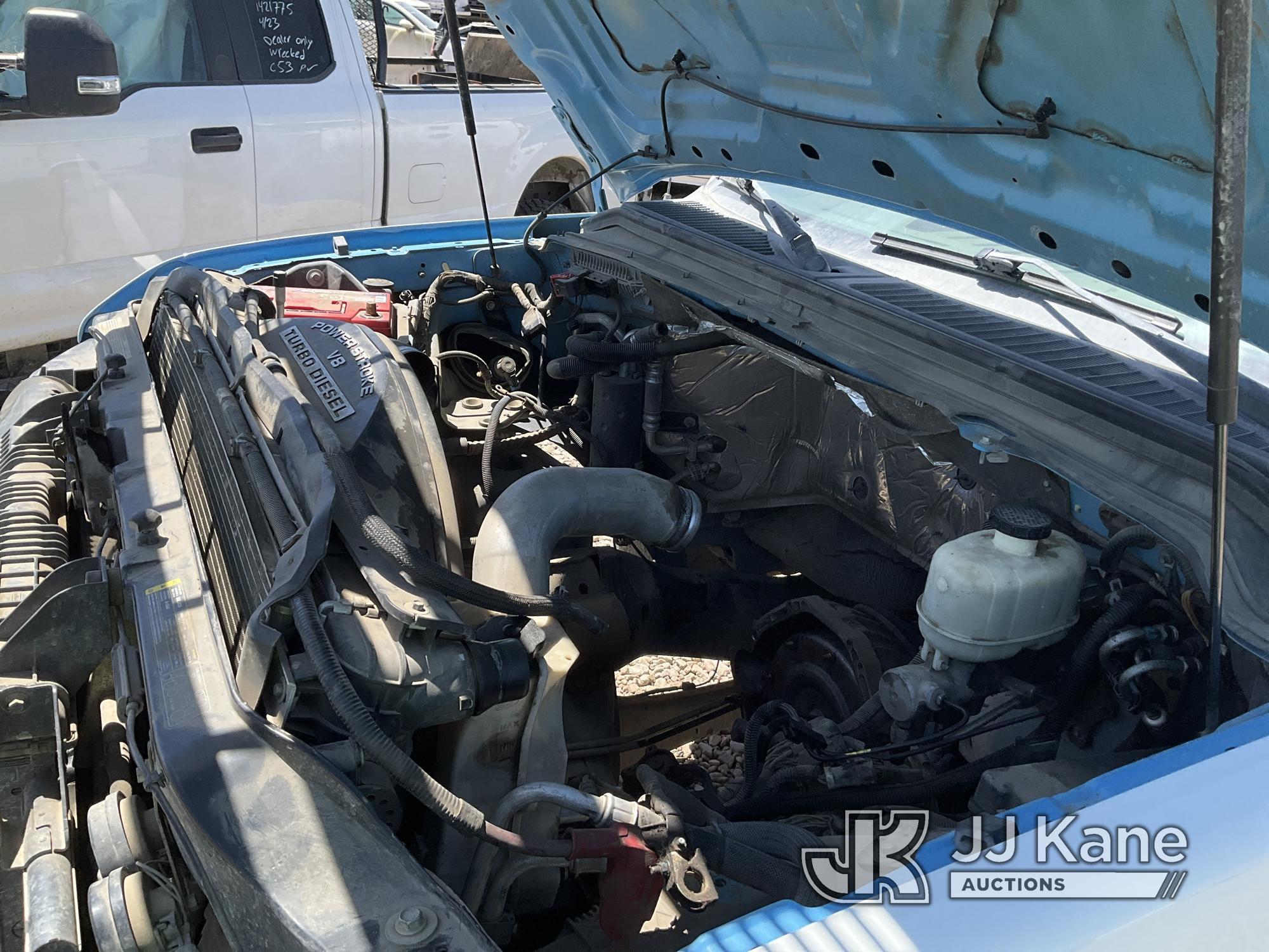 (Dixon, CA) 2008 Ford F350 4x4 Service Truck Not running, Engine Taken Out By Seller, Engine Include