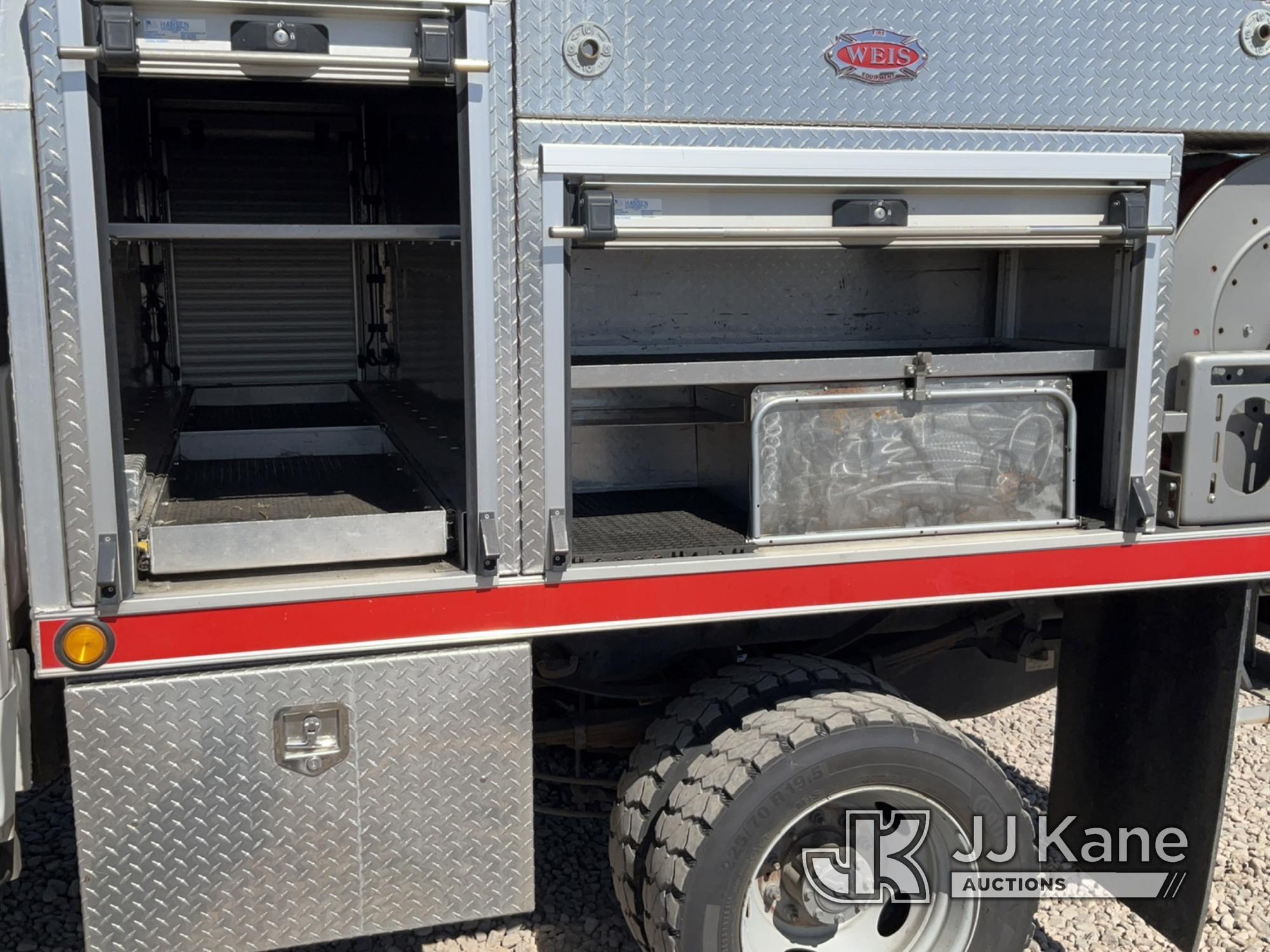(Dixon, CA) 2017 Ford F450 4x4 Pumper/Fire Truck Runs & Moves) (Pump/Water Operation Unknown, Check