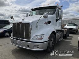 (Dixon, CA) 2013 Peterbilt 587 Truck Tractor Runs & Moves)( Driver Door Damaged