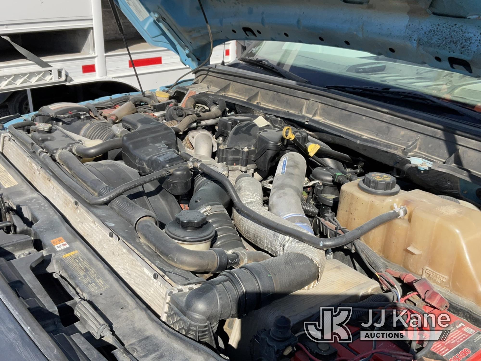 (Dixon, CA) Altec AT37G, , 2013 Ford F550 4x4 Service Truck Not Running, Does Not Operate, Column Sh
