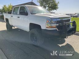 (Dixon, CA) 2016 Chevrolet Silverado 1500 4x4 Crew-Cab Pickup Truck Runs & Moves) (Bad Charging Syst