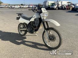 (Dixon, CA) 1985 Kawasaki KL600-B Motorcycle, Kawasaki Motorcycle Non Running, No Key