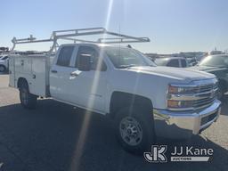 (Dixon, CA) 2017 Chevrolet 2500HD Service Truck Runs & Moves, Airbag Light On, No Reverse