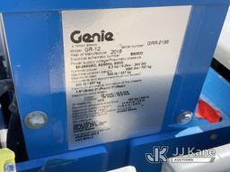 (Dixon, CA) 2018 Genie GR-12 Manlift Does Not Operate, No Power, Remote Control Missing