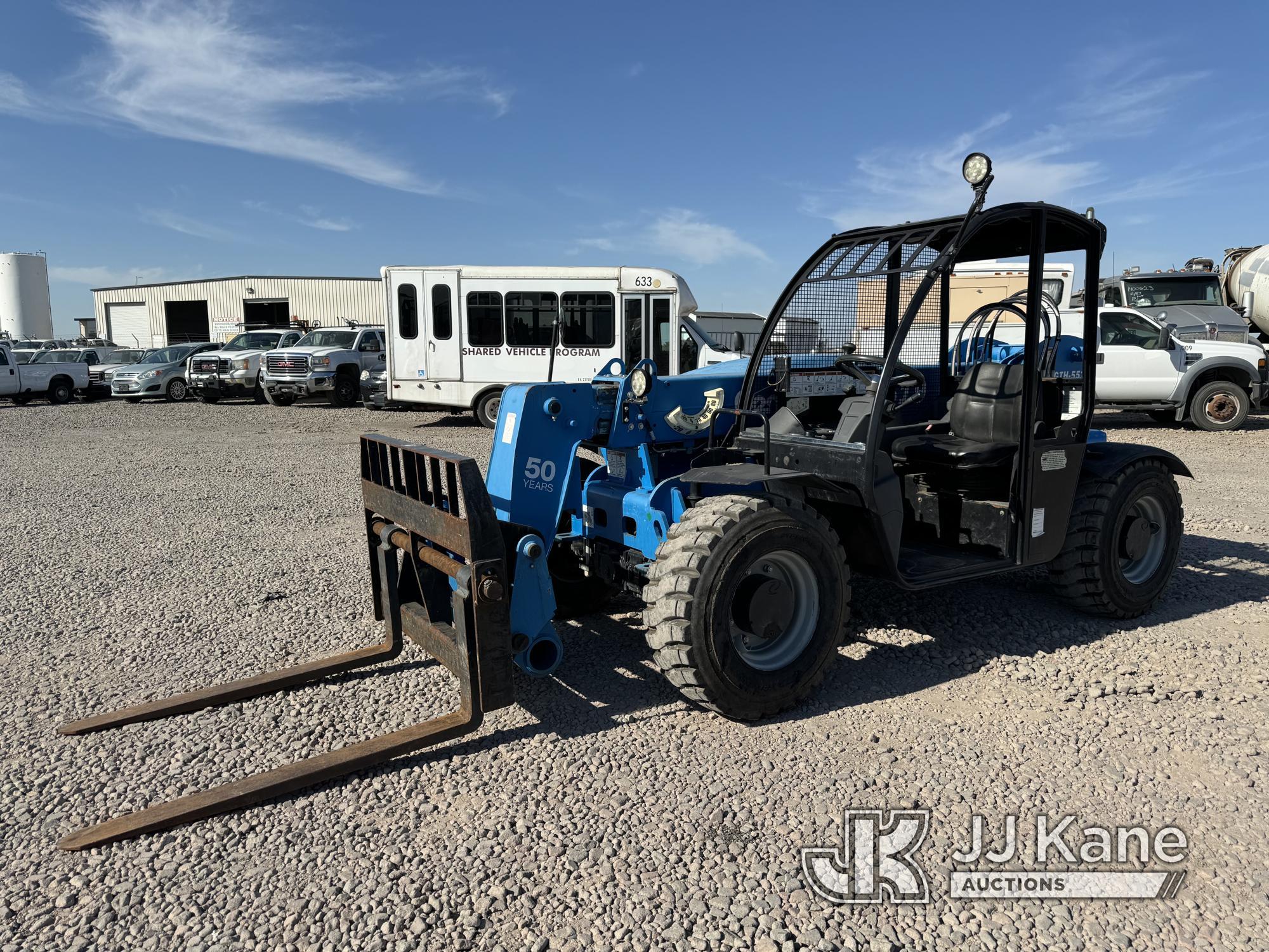 (Dixon, CA) 2016 Genie GTH-5519 Rough Terrain Hydraulic Telescopic Forklift Runs & Operates