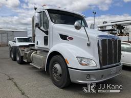 (Dixon, CA) 2013 Peterbilt 587 Truck Tractor Runs & Moves)( Driver Door Damaged