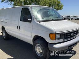 (Dixon, CA) 2006 Ford E350 Mini Cargo Van Runs & Moves