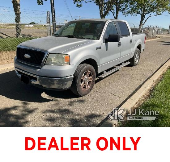 (Dixon, CA) 2008 Ford F150 Crew-Cab Pickup Truck Runs & Moves, No 4th Gear