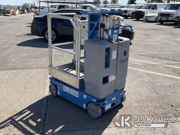 (Dixon, CA) 2018 Genie GR-12 Manlift Does Not Operate, No Power, Remote Control Missing