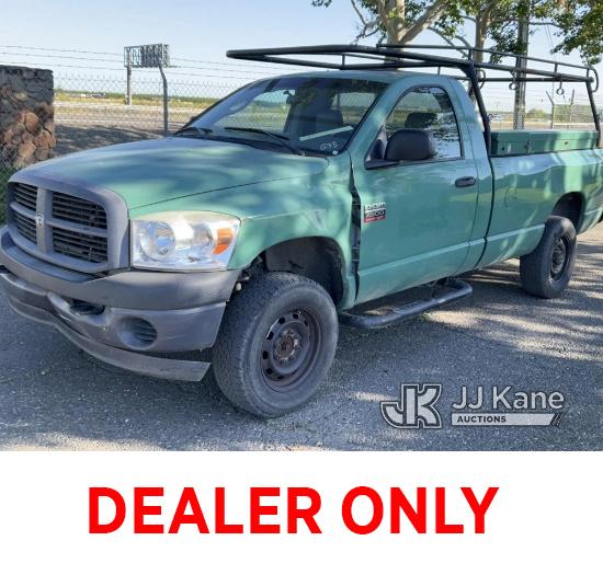 (Dixon, CA) 2009 Dodge RAM 2500 4x4 Pickup Truck Runs & Moves) (Driver Door Does Not Shut, Body Dama