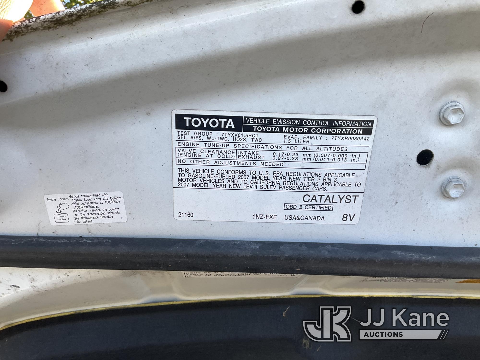 (Dixon, CA) 2007 Toyota Prius 4-Door Hybrid Sedan Runs & Moves