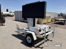 (Dixon, CA) 2013 American Signal Message Board Portable Message Board Road Worthy, Does Not Operate