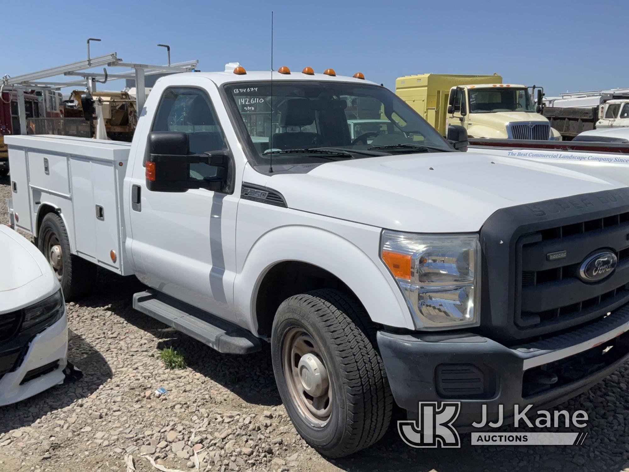 (Dixon, CA) 2016 Ford F350 Pickup Truck Not Running, Condition Unknown) (No Key