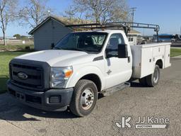 (Dixon, CA) 2015 Ford F350 Dual Wheel Service Truck Runs & Moves