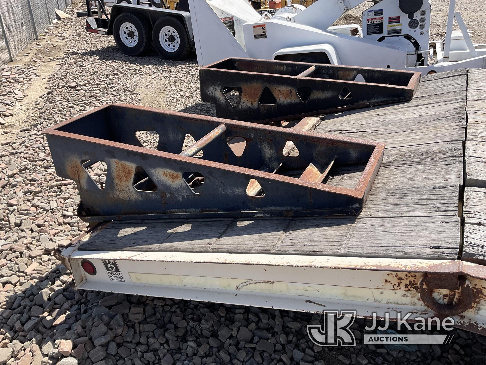 (Dixon, CA) 1997 Trail King TK24-2400 T/A Tagalong Equipment Trailer, Deck Dimensions: Width 7ft 7in