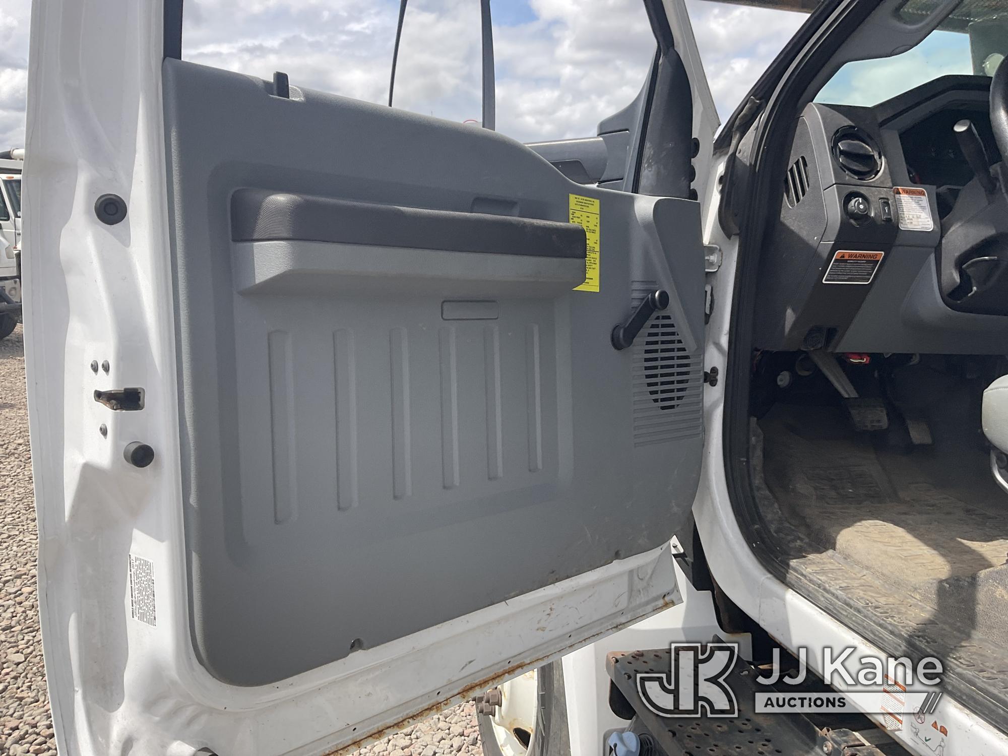 (Dixon, CA) Altec LR7-60E70, Over-Center Elevator Bucket Truck mounted behind cab on 2017 Ford F750