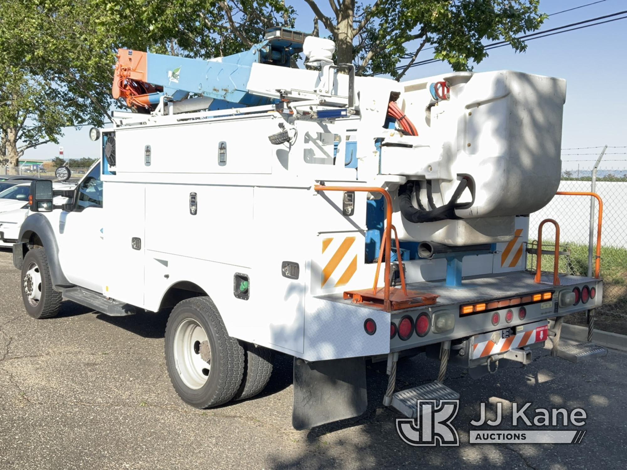 (Dixon, CA) Altec AT37G, Articulating & Telescopic Bucket Truck mounted behind cab on 2013 Ford F550