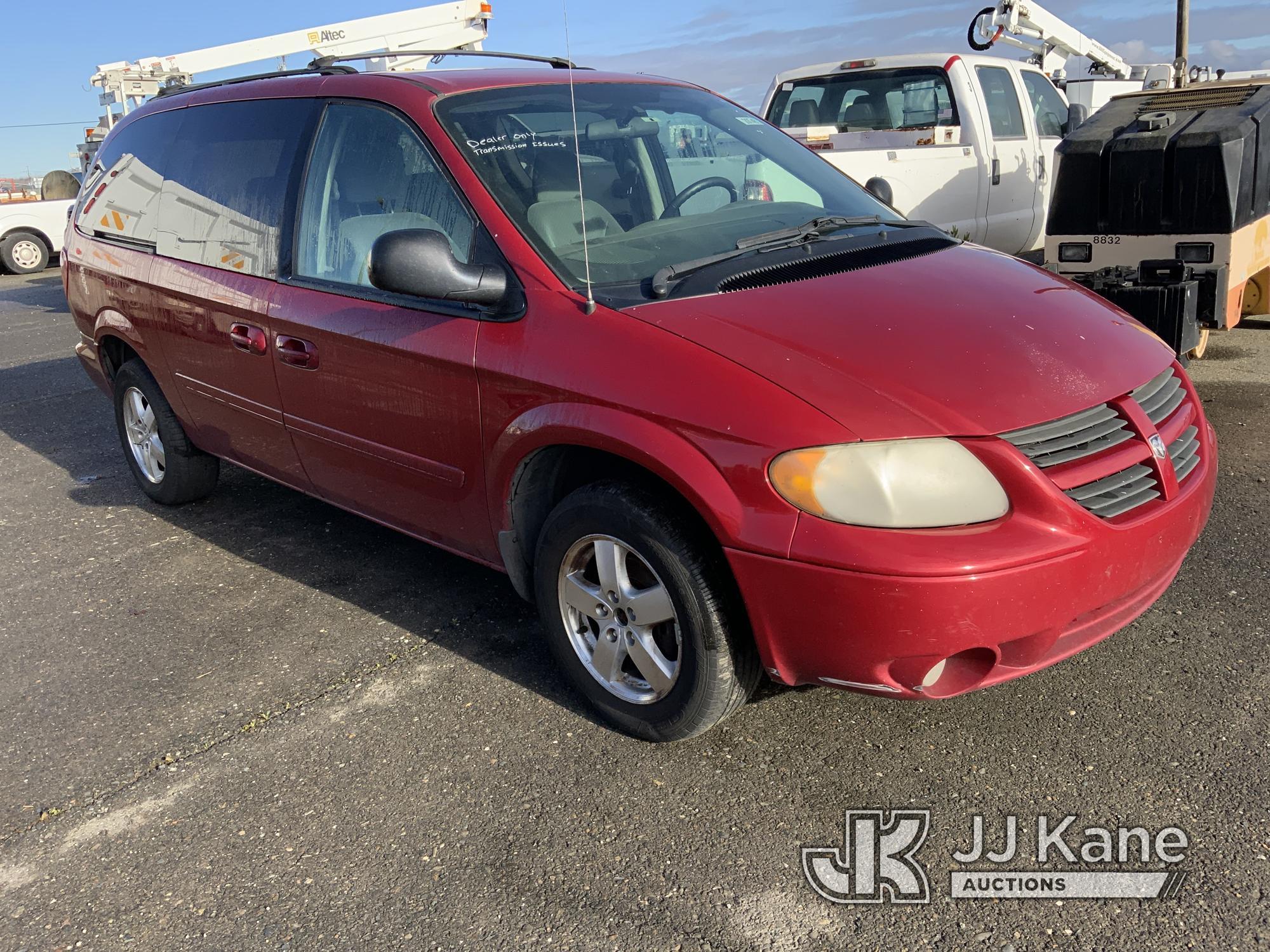 (Dixon, CA) 2006 Dodge Grand Caravan Mini Passenger Van Runs Does Not Move, Transmission Issues,