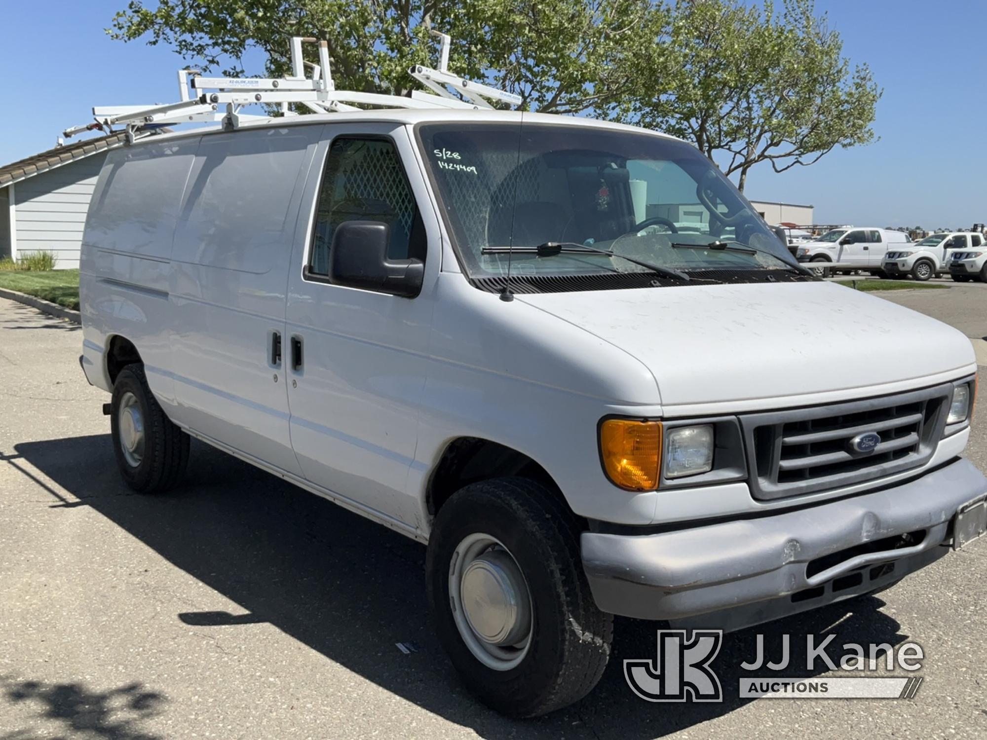 (Dixon, CA) 2006 Ford E350 Cargo Van Runs & Moves