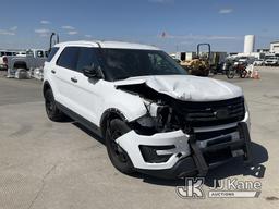 (Dixon, CA) 2017 Ford Explorer AWD Police Interceptor 4-Door Sport Utility Vehicle Not Running. Wrec