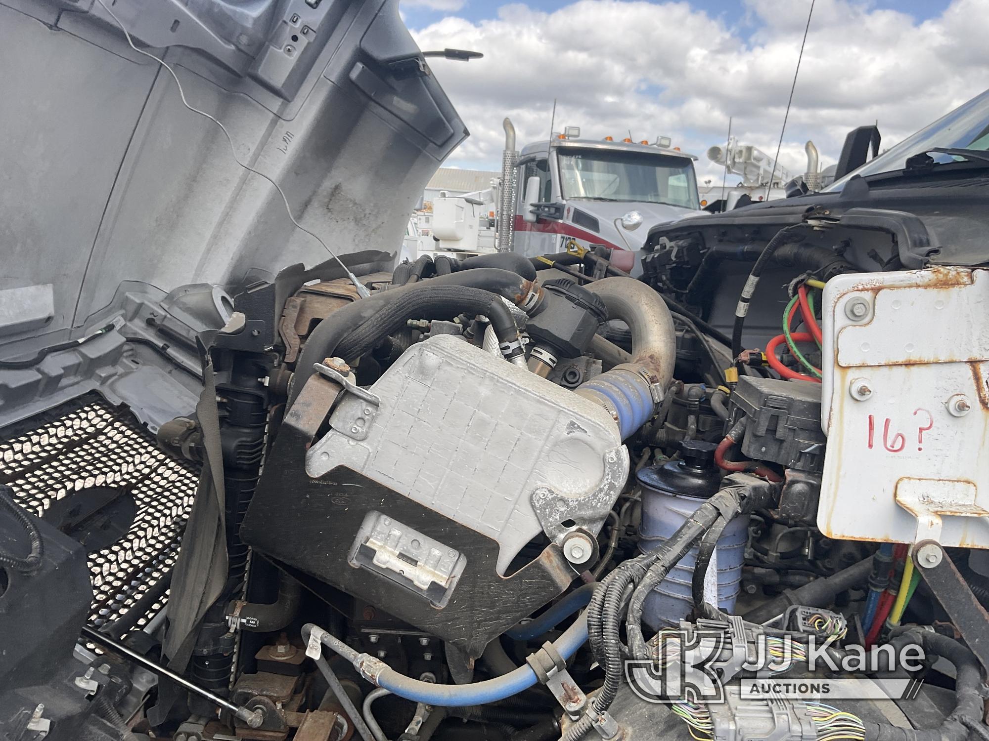 (Dixon, CA) Altec LR7-60E70, Over-Center Elevator Bucket Truck mounted behind cab on 2017 Ford F750