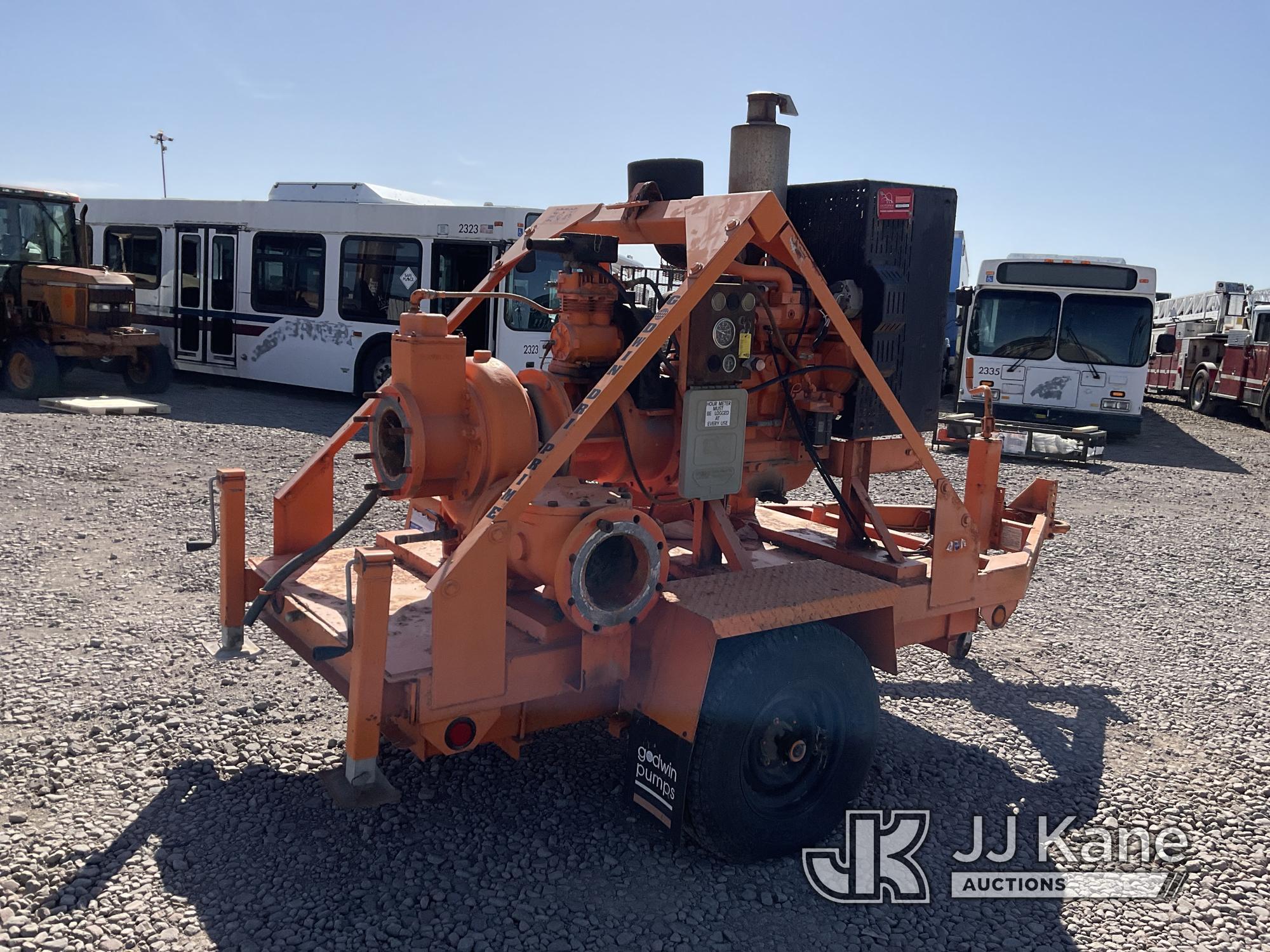 (Dixon, CA) 2000 MGS Inc Pump Trailer, Godwin Pump Trailer CD225 PUMP S/N 0024087-1 Road Worthy, Cra