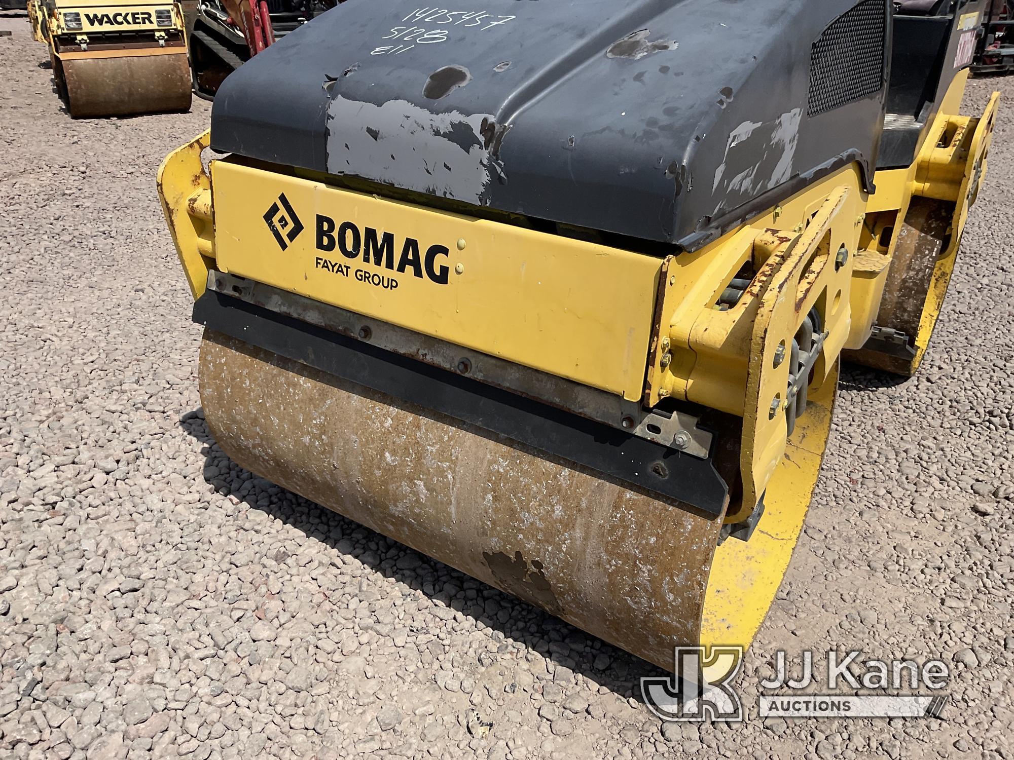 (Dixon, CA) 2007 Bomag BW120AD-4 Double-Drum Roller Runs, Moves & Operates