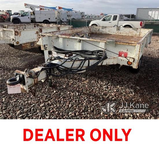 (Dixon, CA) 2004 MGS Inc Pole Trailer Red Tagged by Seller, Condition Unknown, Surface Rust, Air Bra