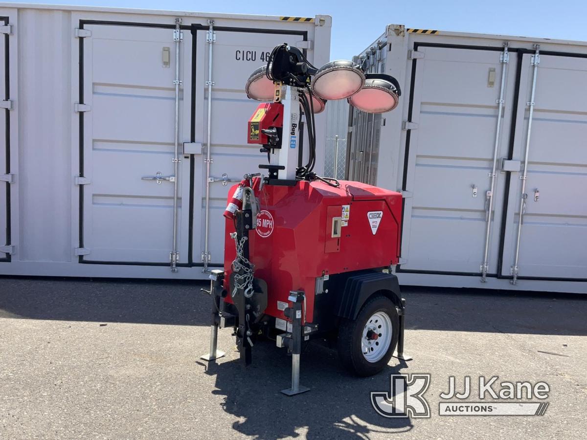 (Dixon, CA) 2021 Multiquip GBX12SK Portable Light Tower, Multi Quip GBX12SK Runs & Operates) (Applic