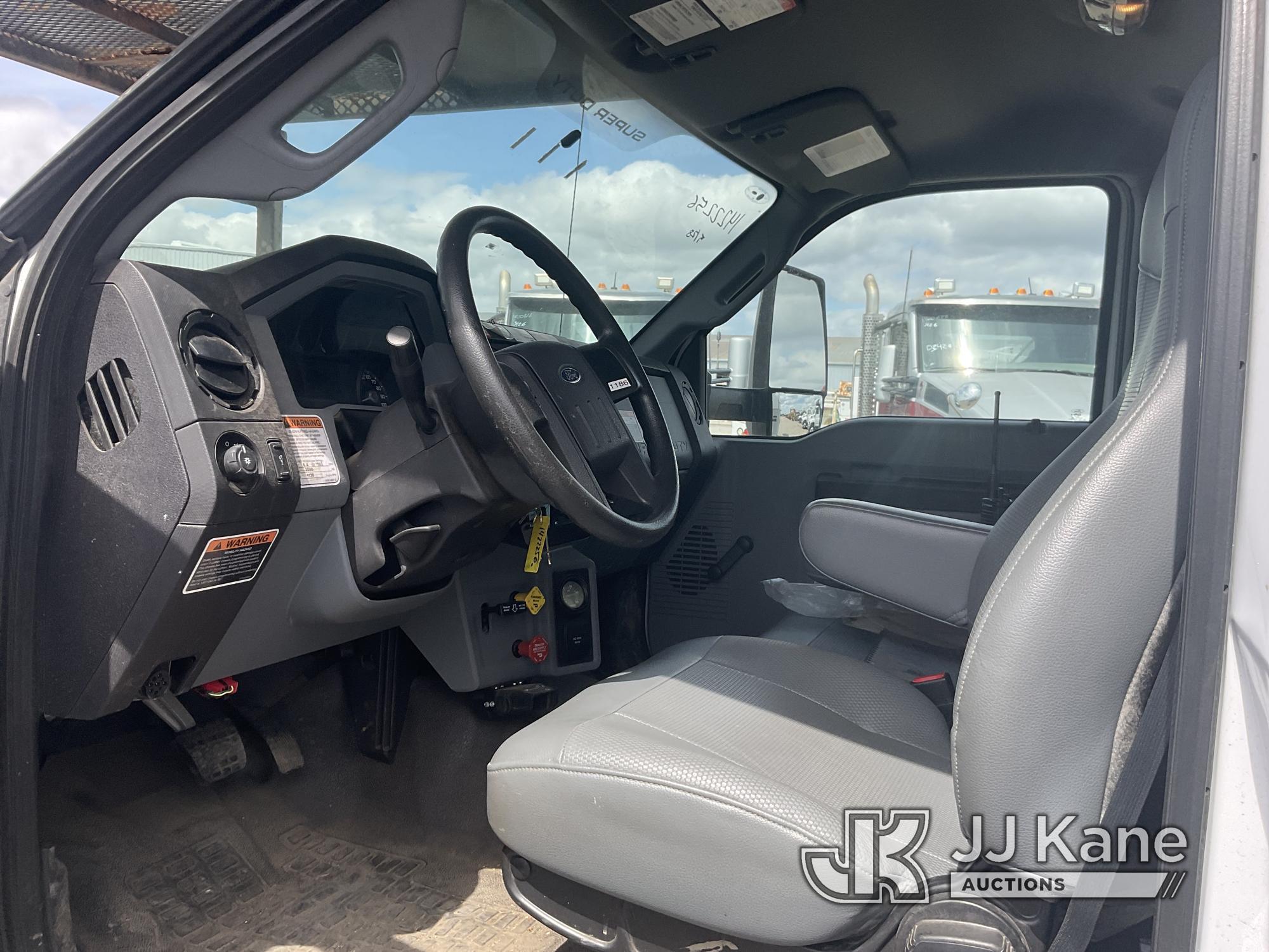 (Dixon, CA) Altec LR7-60E70, Over-Center Elevator Bucket Truck mounted behind cab on 2017 Ford F750