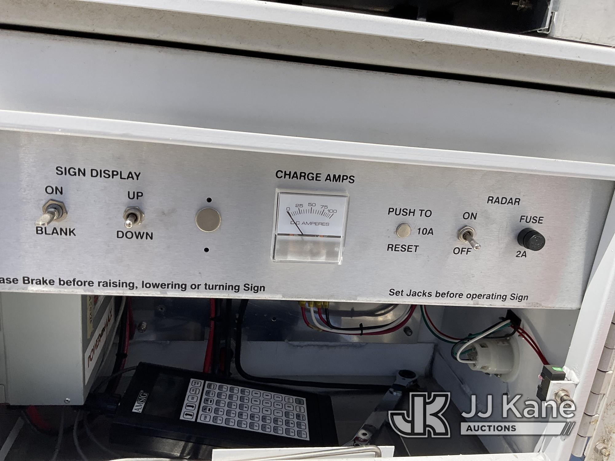 (Dixon, CA) 2013 American Signal Message Board Portable Message Board Road Worthy, Does Not Operate