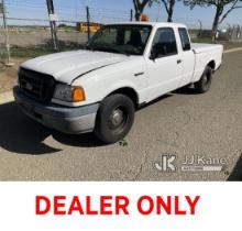 (Dixon, CA) 2005 Ford Ranger Extended-Cab Pickup Truck Runs, & Moves) (Rust Damage