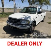 2000 Ford F150 Pickup Truck Runs & Moves, Engine Code P0135 O2 Heater