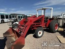 1980 International 584 Harvester Tractor Loader Non Running, Cranks no Start, Bill of sale only.